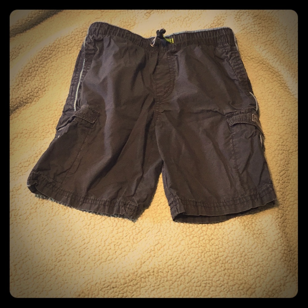 Gray Cargo Shorts